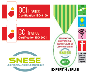 Certification ISO 9100 + 9001